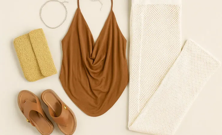 O charme do artesanal no verão: o look de Thainá Lummertz com Pegada