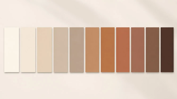 As paletas de cores que representam o boho sofisticado